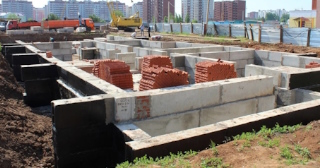 Фундаменты промышленных зданий в Новом Уренгое цена от 24874 руб. - заказать строительство фундамента промздания под стальные колонны